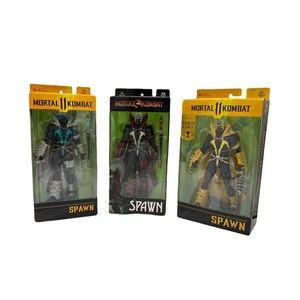 McFarlane Toys Mortal Kombat 11 Spawn Sword  Gold Label Mace 7" Action Figure